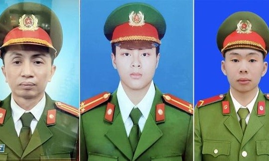 Truy tặng Huân chương Chiến công hạng Nhất cho 3 cảnh sát chữa cháy hy sinh