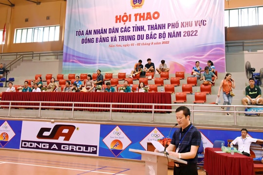 Bế mạc Hội thao TAND Cụm thi đua số 1