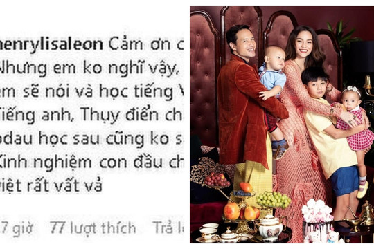 Một cư dân mạng xin làm bảo mẫu để kèm cặp ngoại ngữ cho cặp sinh đôi nhà Hà Hồ, nữ ca sĩ từ chối cực khéo