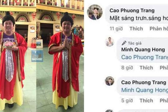 Sau khi thể hiện thái độ bực bội với Minh Béo vì nhận vơ vai Đức Phật, trưởng đoàn bị soi ngay phát ngôn 'tự vả'