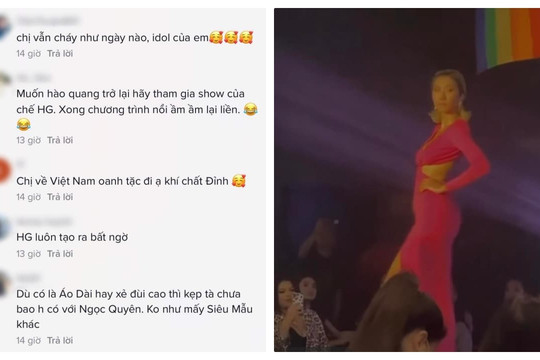 Ngọc Quyên tái xuất sàn catwalk, vài bước sải chân đã khiến dân tình mê mệt