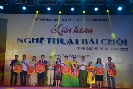 Quảng Ngãi: Khai mạc Liên hoan nghệ thuật Bài chòi 