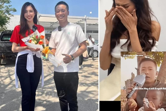 Thùy Tiên bất ngờ bật khóc nức nở khi xem clip Quang Linh Vlog hát