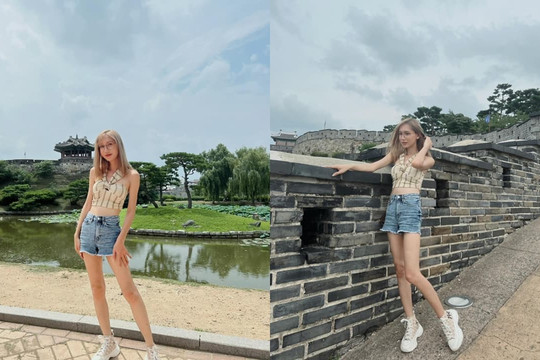 Hậu phẫu thuật, Lynk Lee lên đồ đi du lịch, thân hình mảnh mai cùng nhan sắc xinh tươi gây chú ý