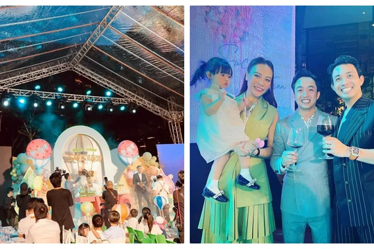 Sinh nhật tròn 2 tuổi của con gái Cường Đô La - Đàm Thu Trang: Hoành tráng, linh đình và toàn khách mời đình đám