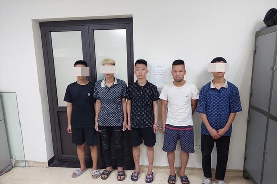 Bắt nhóm thanh thiếu niên bỏ nhà đi lang thang, cướp tài sản ở Hà Đông