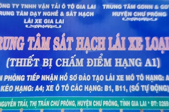 Các cá nhân liên quan giải trình về thông tin "bao đậu lý thuyết lái xe"