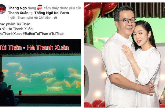 Chồng Hà Thanh Xuân khoe khu vườn cây ăn trái mướt mắt nhà vợ, lại còn than một câu rõ nỗi lòng xa người thương