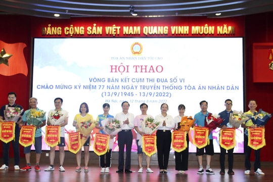 Sôi nổi Hội thao TAND Cụm Thi đua số VI