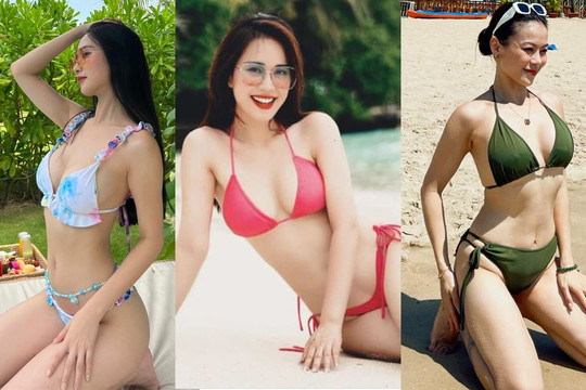 Mỹ nhân Việt lên đồ bikini, áo tắm nóng bỏng mắt khiến dân tình 'u mê' không lối thoát