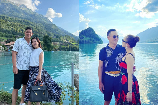 Đôi vợ chồng nhà Chi Bảo và Bình Minh thi nhau khoe ảnh check-in ở địa điểm đẹp như mơ, còn gây sốt với loạt cử chỉ tình tứ