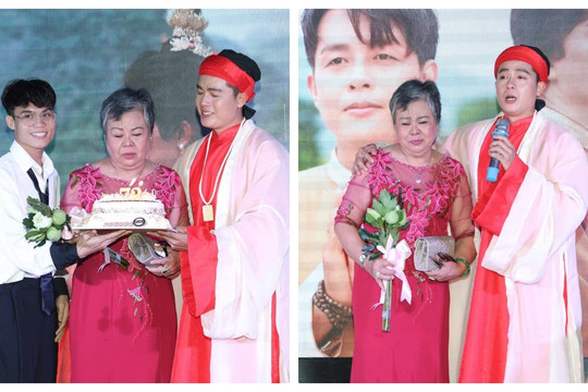 Hòa Hiệp tổ chức sinh nhật bất ngờ cho mẹ, cố nén nước mắt khi nói về bệnh tình của đấng sinh thành