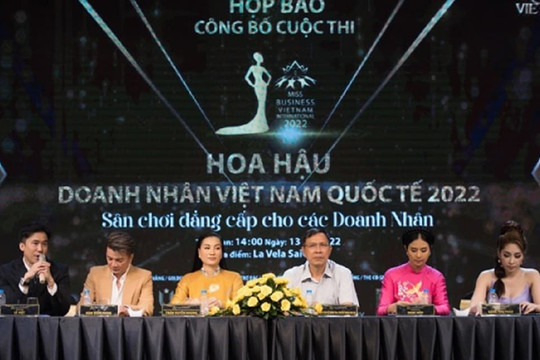 Họp báo công bố cuộc thi Hoa Hậu Doanh Nhân Việt Nam Quốc Tế 2022 thành công, mãn nhãn