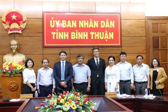 UBND tỉnh Bình Thuận làm việc với đại sứ quán Đan Mạch tại Việt Nam, liên danh nhà đầu tư Tập đoàn T&T và Tập đoàn Orsted