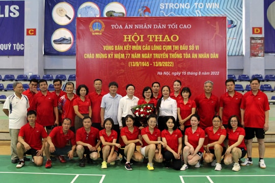 Hấp dẫn các trận đấu tại Hội thao Cụm thi đua số VI TAND