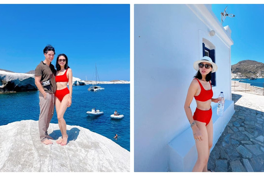 Ngô Thanh Vân khoe dáng nuột như gái 18 với bikini bé tẹo teo, còn gửi lời cảm ơn chồng vì điều tuyệt vời này