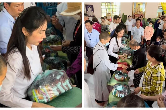Thủy Tiên cùng Công Vinh tự bỏ tiền túi làm từ thiện, trao từng phần quà cho người nghèo mặc kệ scandal năm 2020 vẫn âm ỉ