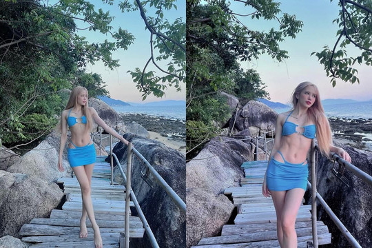 Thiều Bảo Trâm diện bikini siêu cháy khoe body nóng mắt, cơ bụng rõ mồn một làm bao người ghen tị