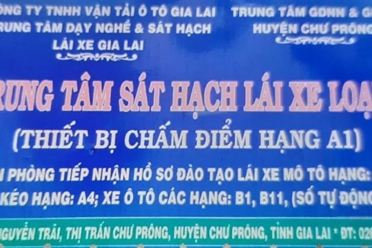 Công ty TNHH vận tải ô tô Gia Lai nhận trách nhiệm trước thông tin “bao đậu lý thuyết lái xe hạng A1”
