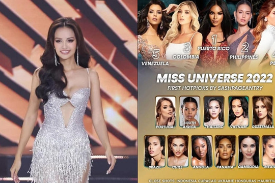 Chuyên trang nhan sắc Sash Pageantry tung bảng xếp hạng dự đoán, Ngọc Châu out top 5 Miss Universe 2022