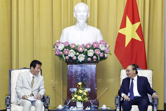 Chủ tịch nước tiếp Cựu Đại sứ đặc biệt Việt Nam-Nhật Bản