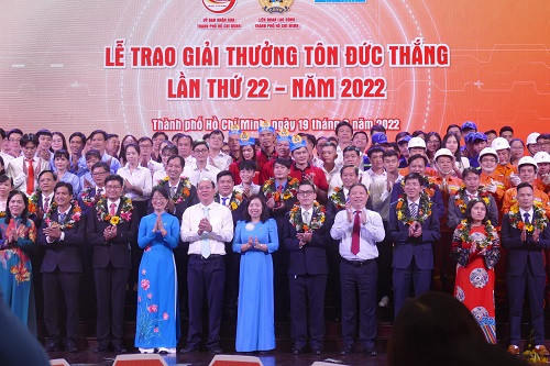 TPHCM: Vinh danh 20 gương nhận giải thưởng Tôn Đức Thắng