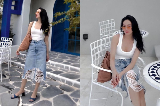 Hậu lấy chồng và tất bật chạy show, Minh Hằng nay mới bắt đầu kì nghỉ hè, gây sốt với loạt ảnh sang xịn