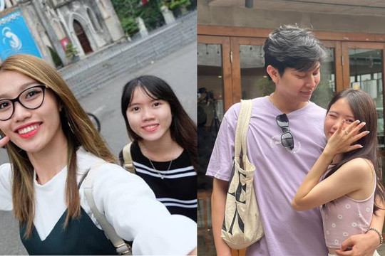 Em gái của người mẫu Chế Nguyễn Quỳnh Châu được bạn trai yêu 11 năm cầu hôn