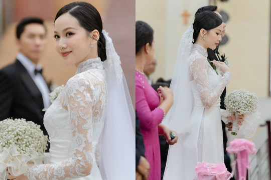 Top 5 Hoa hậu Việt Nam 2020 - Phương Quỳnh tổ chức lễ cưới ở tuổi 22 với chồng doanh nhân tại nhà thờ