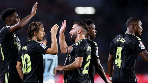 Real đánh bại Celta Vigo với tỉ số 4-1. Trong đó, tân binh Tchouameni thi đấu ấn tượng