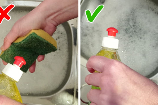 Sử dụng xà phòng rửa bát cùng các chất tẩy rửa sao cho đúng và tiết kiệm nhất? Hóa ra nhiều người vẫn làm sai