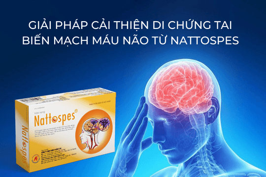Giải pháp cải thiện di chứng tai biến mạch máu não từ Nattospes