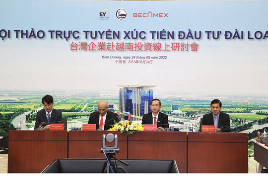 Bình Dương: Đài Loan có 861 dự án đầu tư trực tiếp nước ngoài FDI