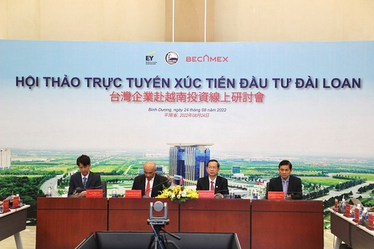 Bình Dương xúc tiến thương mại thu hút nhà đầu tư Đài Loan