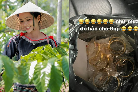 H’Hen Niê chi mạnh tay mua vàng theo lố