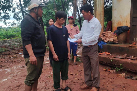 Sét đánh trúng chòi rẫy khiến hai người tử vong

