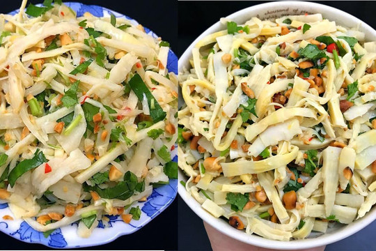 Chán xào hay nấu canh, thử làm món nộm măng vừa ngon lại không tốn nhiều thời gian
