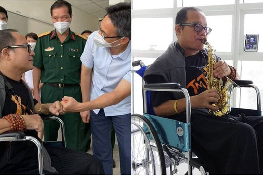 Nghệ sĩ saxophone Trần Mạnh Tuấn vừa tiến hành ca phẫu thuật não lần 3, hiện đang hôn mê
