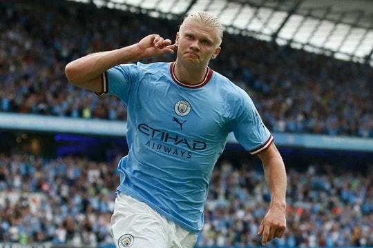 Erling Haaland và những kỷ lục đầu tiên trong màu áo Man City 