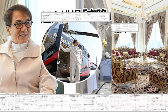 Thành Long bị chỉ trích khi đi trực thăng mua nhà mới hơn 135 tỷ đồng, nhìn nội thất dát vàng bên trong khiến dân tình không khỏi choáng ngợp