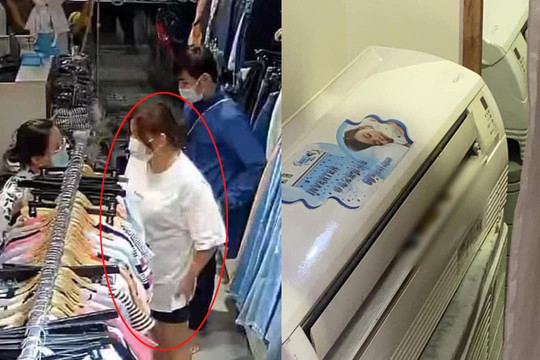 Đến cửa hàng quần áo nhưng bất ngờ bị đau bụng, cô gái đi vệ sinh vào khe gió máy lạnh