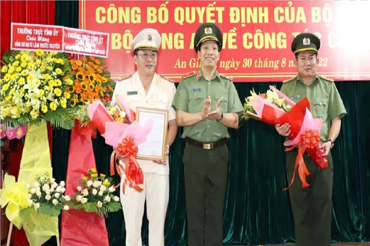 Bộ Công an công bố quyết định về công tác cán bộ