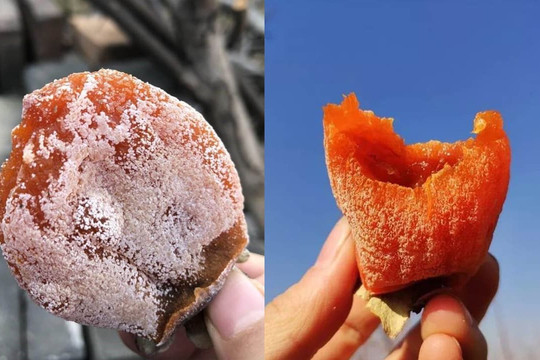 Khi mua hồng, loại nào ngon hơn: 'có sương muối' hay 'không có sương muối'? Có sự chênh lệch khá lớn, nếu hiểu rõ thì mua sẽ không bị thiệt