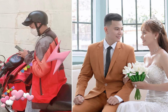 Mê 'săn sale', cô gái lấy luôn shipper làm chồng
