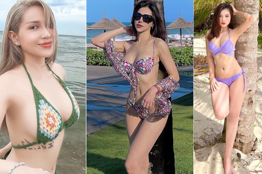 Hội mỹ nhân và gái xinh tung ảnh bikini nóng bỏng trong kỳ nghỉ lễ 2/9: Khả Như 'bốc lửa'; Lưu Đê Ly dáng nuột