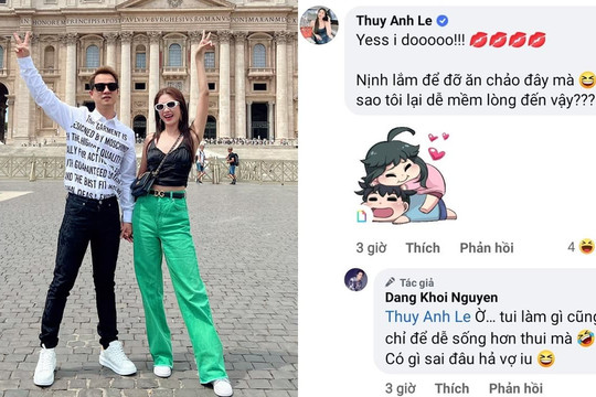 Đăng Khôi tung chiêu nịnh vợ liền bị Thủy Anh 'bắt bài', ngậm ngùi thừa nhận làm vậy để dễ sống