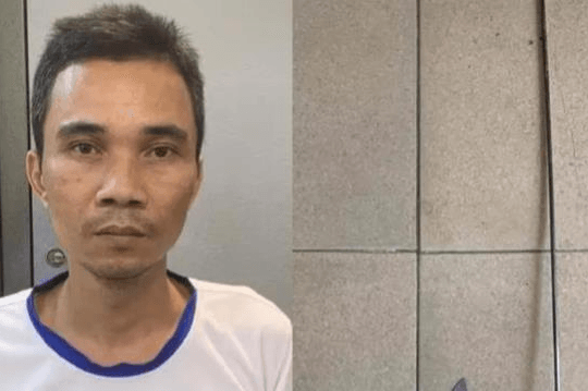 Bắt người đàn ông dùng cây xiên thịt đâm Công an