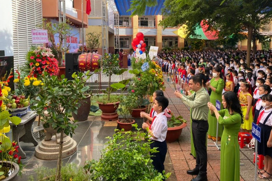 TP Vũng Tàu: Trường Tiểu học Bùi Thị Xuân tưng bừng chào mừng năm học mới 2022-2023
