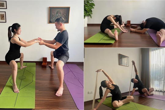 MC Thu Hoài khoe bụng bầu lớn, được ông xã cưng chiều hết cỡ, đồng hành trong suốt thai kỳ