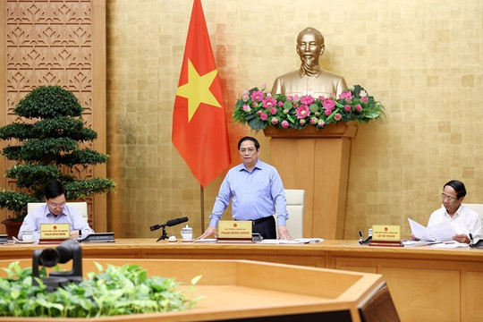 Thủ tướng chủ trì phiên họp Chính phủ thường kỳ tháng 8/2022